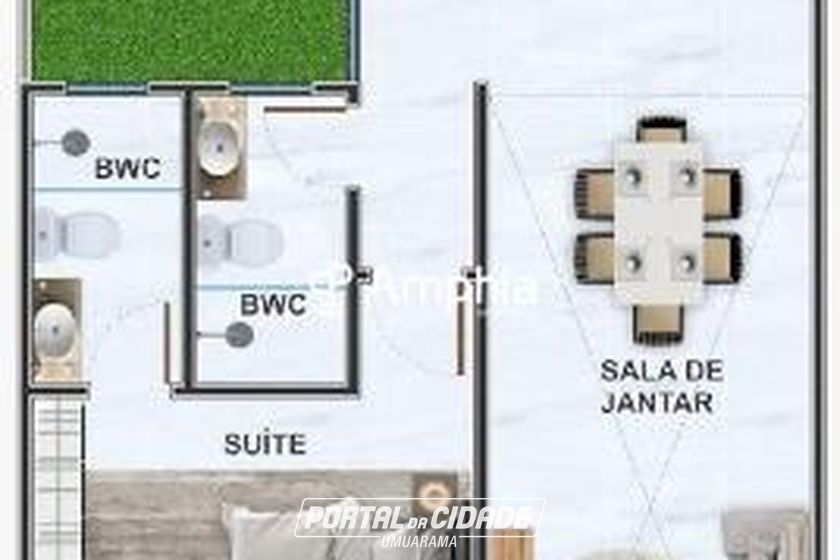 Casa &agrave; venda - 90m&sup2; - Recanto Tropical