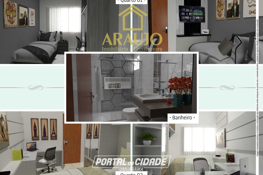 Apartamento &agrave; venda - 85m&sup2; - Jardim Arax&aacute;