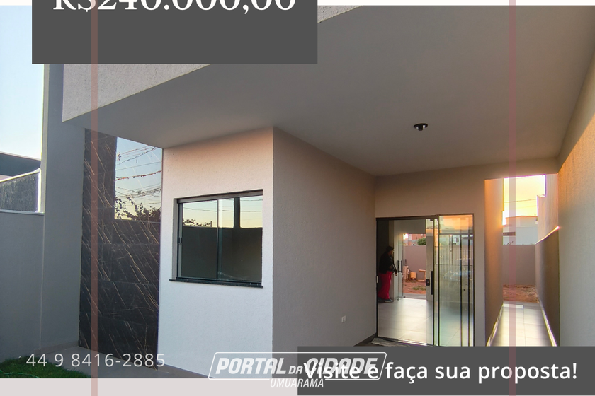 Casa &agrave; venda - 55m&sup2; - Zona VI