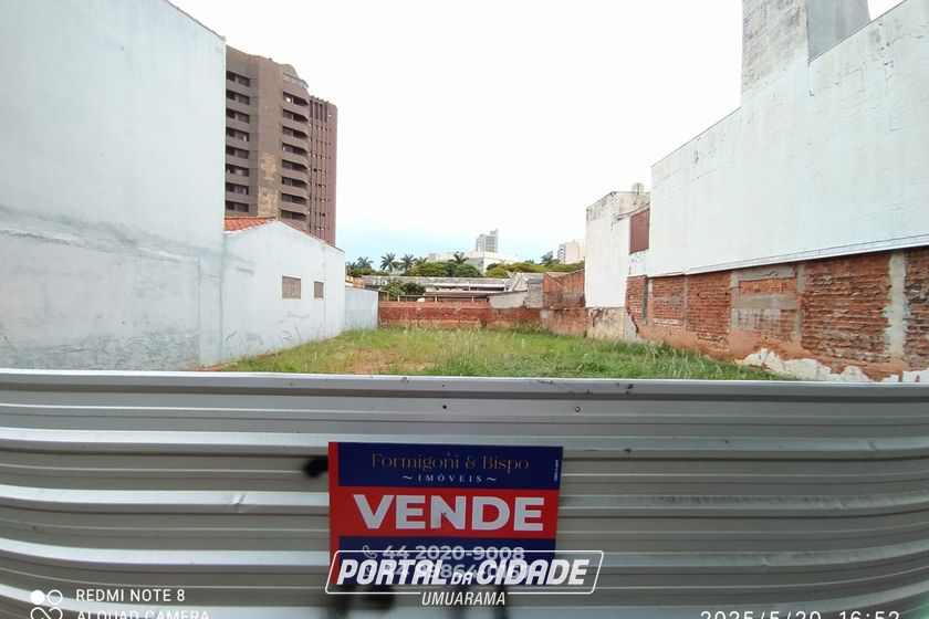 Terreno &agrave; venda - 490m&sup2; - Zona I