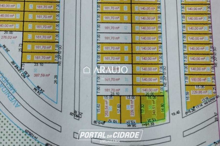 Terreno &agrave; venda - 243m&sup2; - Parque Ibirapuera