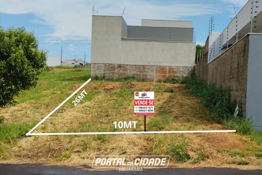 Terreno &agrave; venda - 260m&sup2; - Parque Residencial Metropolitano