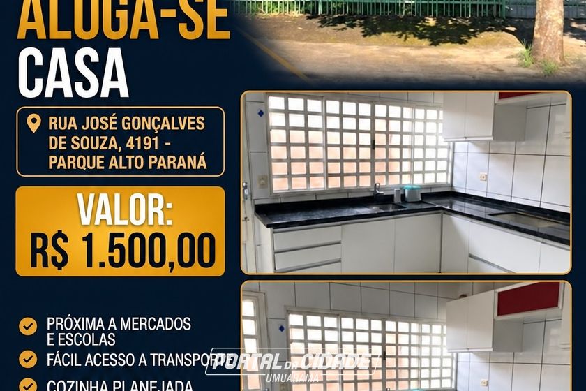 Casa para alugar - 100m&sup2; - PARQUE ALTO DA PARAN&Aacute;