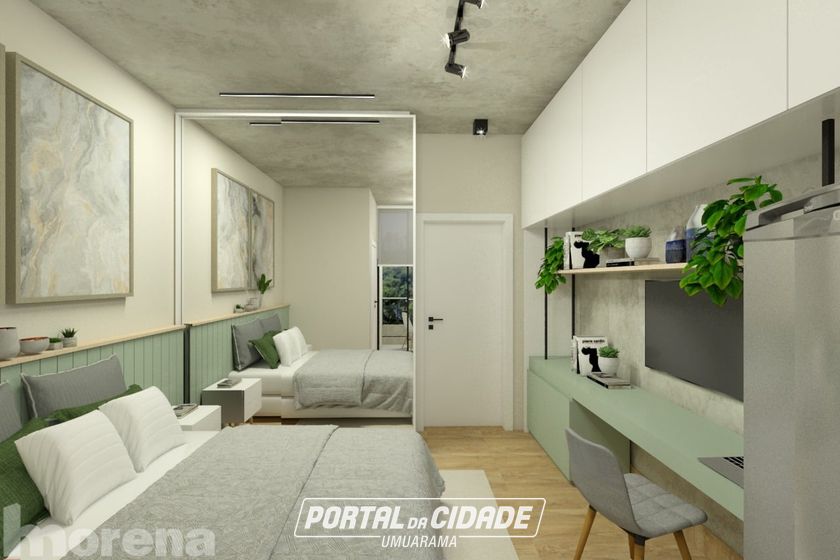 Apartamento &agrave; venda - 27m&sup2; - Zona III