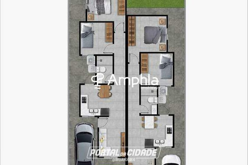 Casa &agrave; venda - 52m&sup2; - Vila Pioneiro