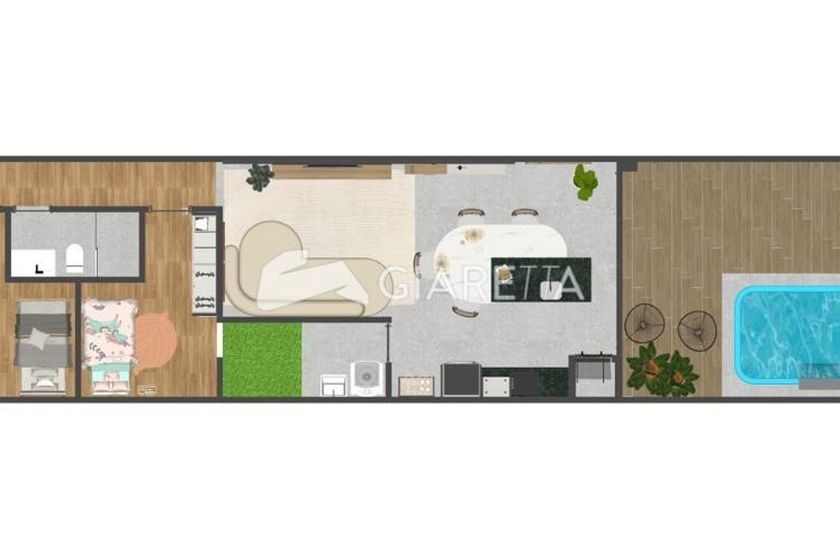 Casa &agrave; venda - 92m&sup2; - VILA BECKER