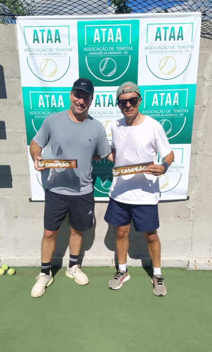 Cidade é campeã no tênis masculino