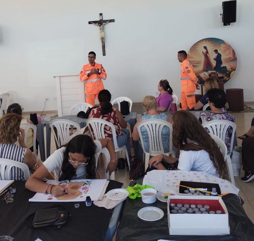 Bombeiros de Andradas promovem palestra sobre prevenção de acidentes domésticos
