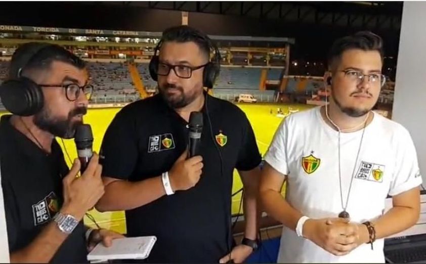 Narrador da TV Bruscão foi volante do clube entre os anos 90 e 00