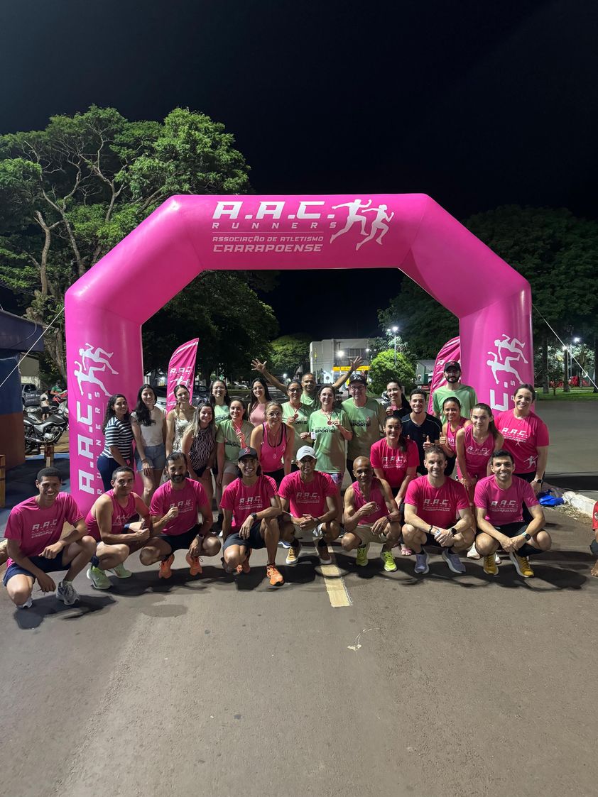 Mais de 60 atletas participam do Treinão da AAC-Runners em Caarapó