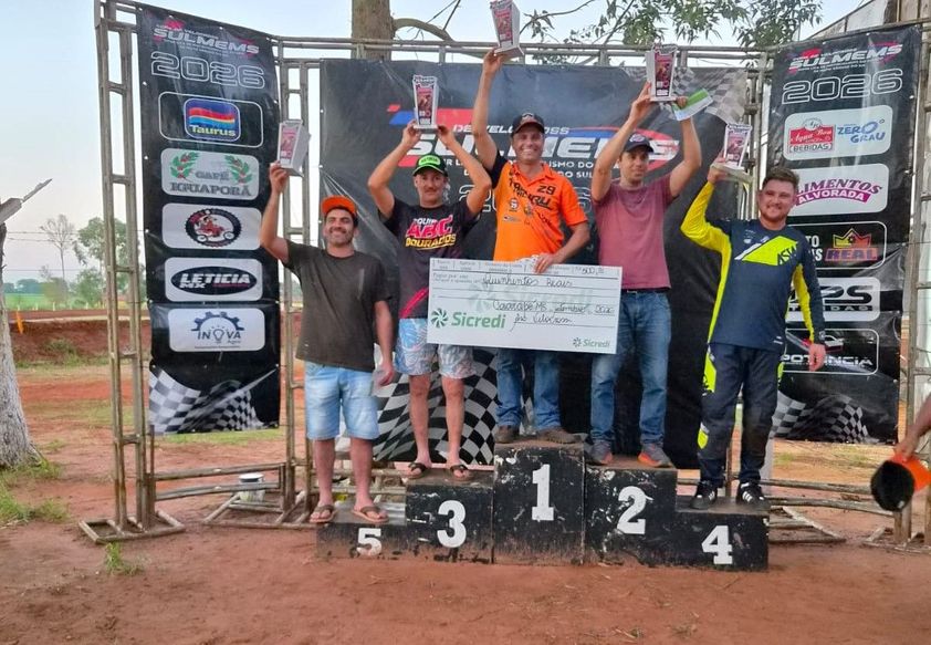 Adrenalina e alto nível marcam 6ª etapa da Copa Sulmems de Velocross em Caarapó
