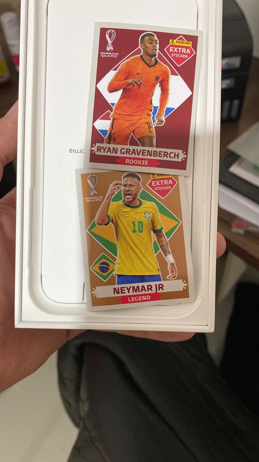 NEYMAR JUNIOR PRATA - EXTRA LEGEND (Brasil) - Figurinha Original - Não  deixe de