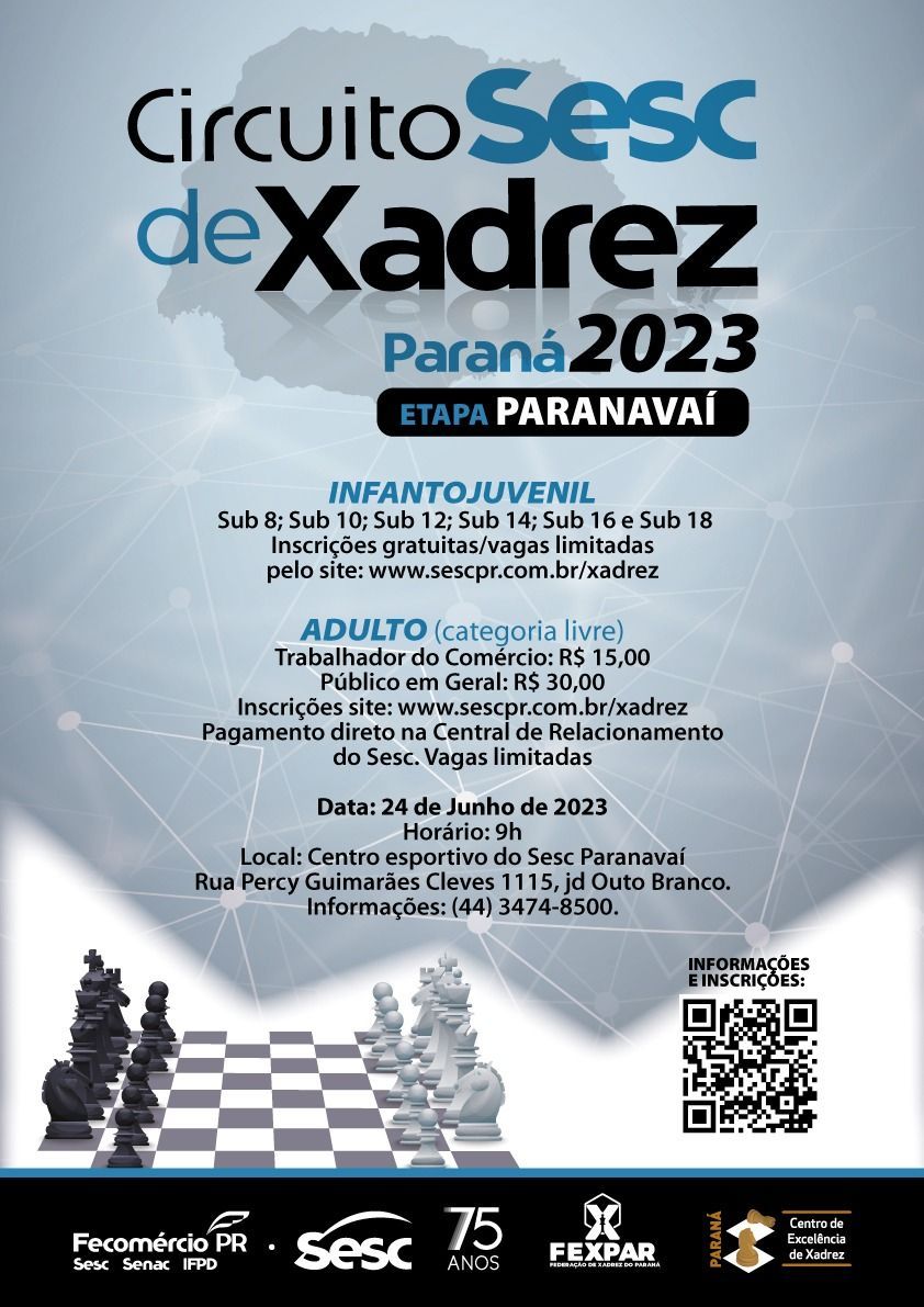 CIRCUITO XEQUE MATE 2023 - FEXPAR - Federação de Xadrez do Paraná