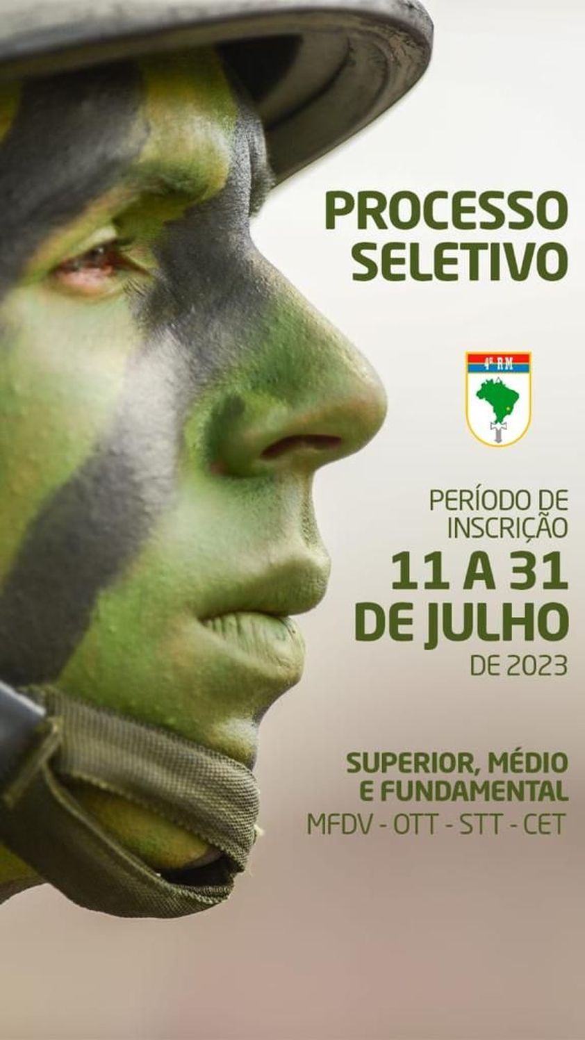 Exército abre inscrições para seleção para cargos temporários no Pará, Pará