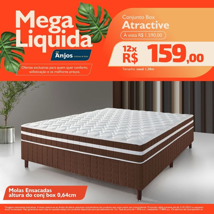 COMPRE SUA CAMA QUEEN PARCELADA SEM CARTÃO - Móveis - Céu Azul