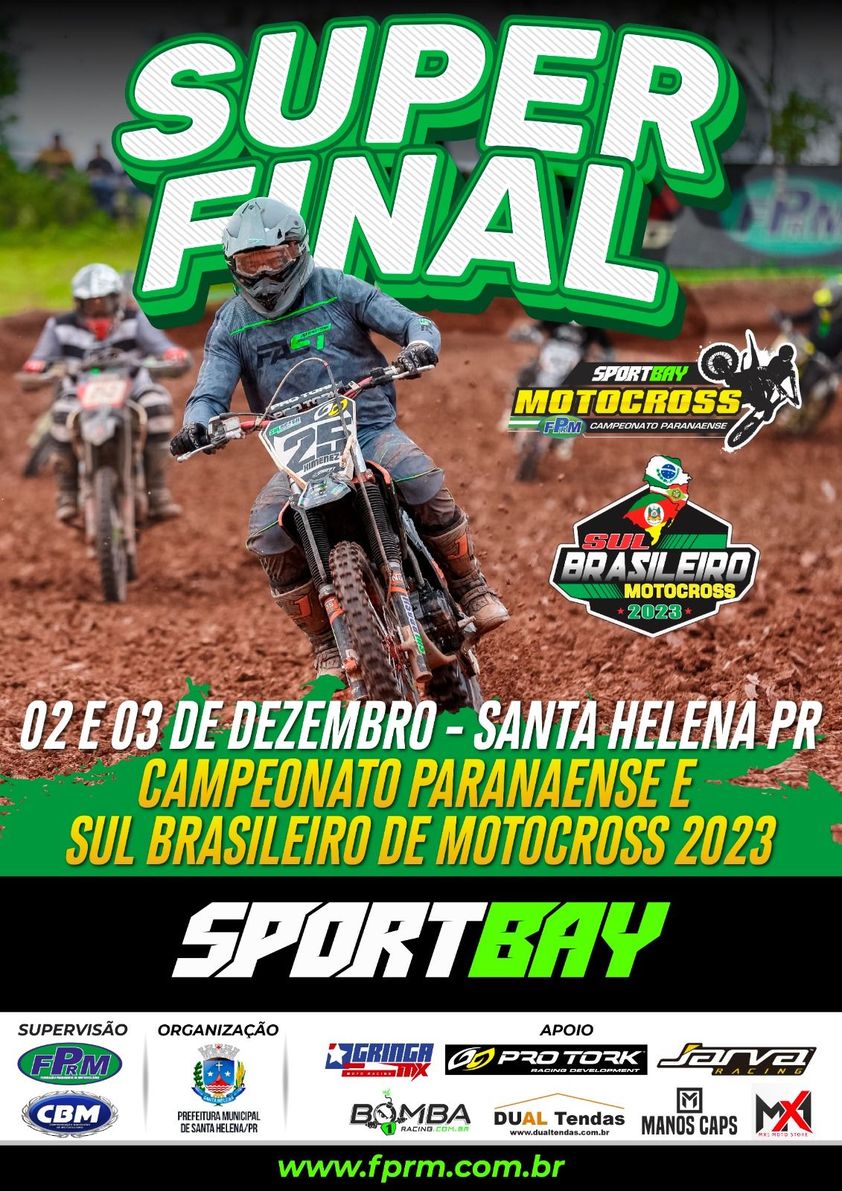 Campeonato Brasileiro de Motocross 2023 terá início dia 16 de