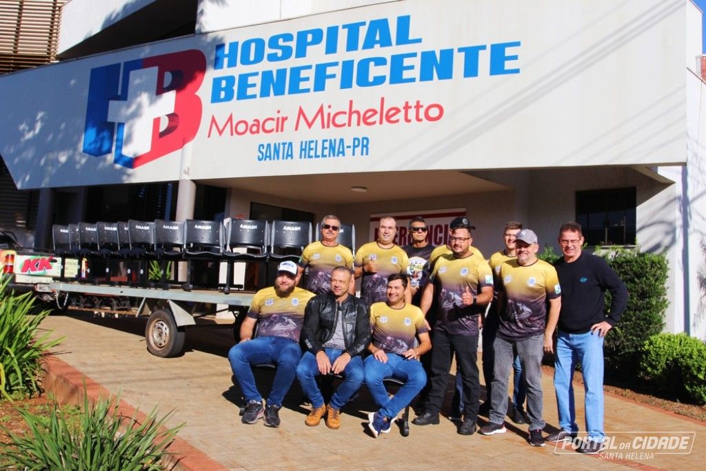 AMASH realiza doação de 30 cadeiras ao Hospital Beneficente Moacir ...