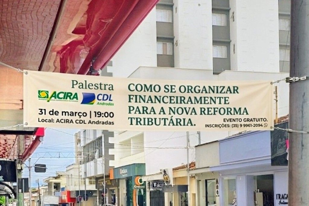 Curso gratuito sobre reforma tributária será realizado em Andradas