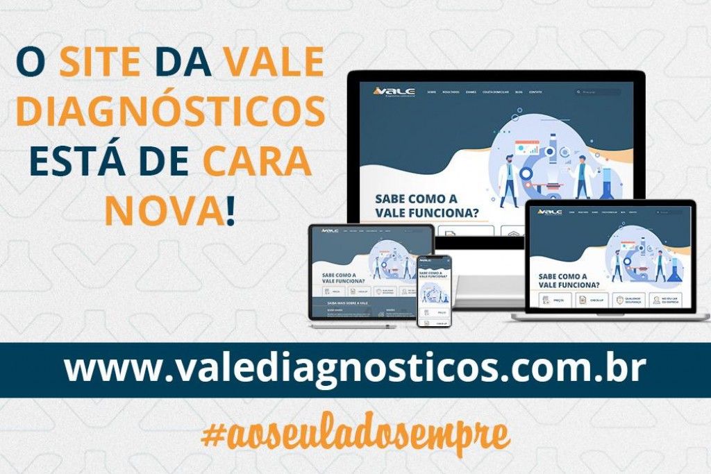 Agendamento rápido e praticidade: Vale Diagnósticos inova com site ...
