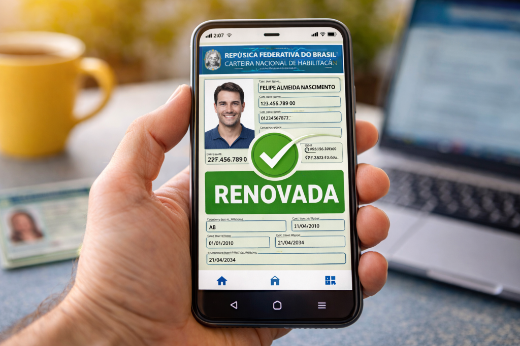 Renovação automática da CNH já beneficia 320 mil motoristas