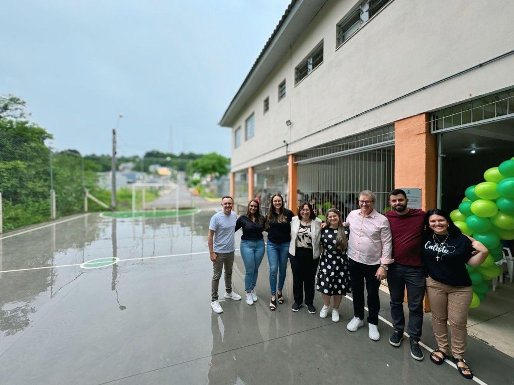 Escola Calisto Eolálio Letti, em Taquara, inaugura nova quadra ...