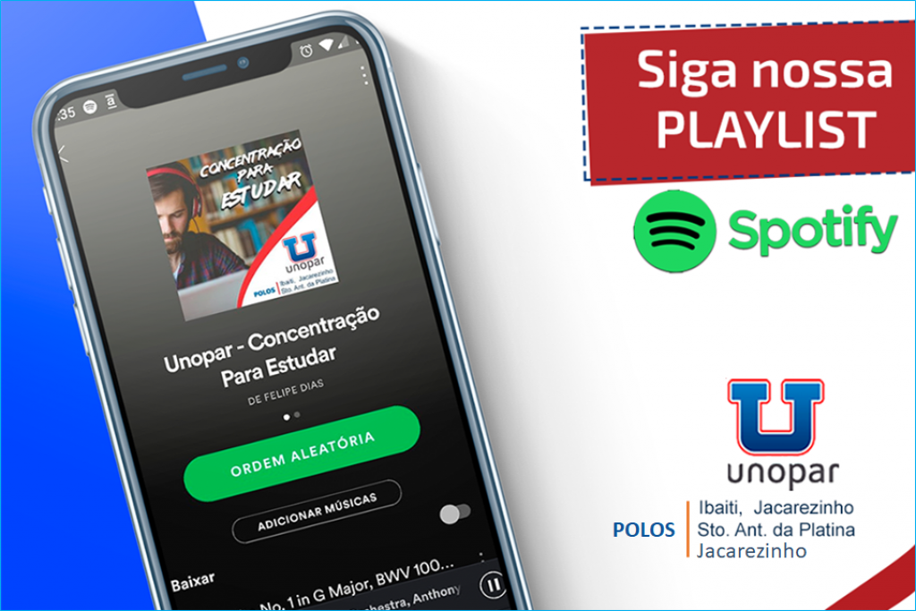 UNOPAR lança playlist para aumentar concentração nos estudos