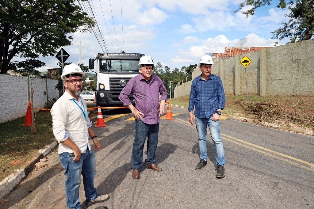 Louveira ganha nova rotatória entre as estradas da Boiada e Alfredo