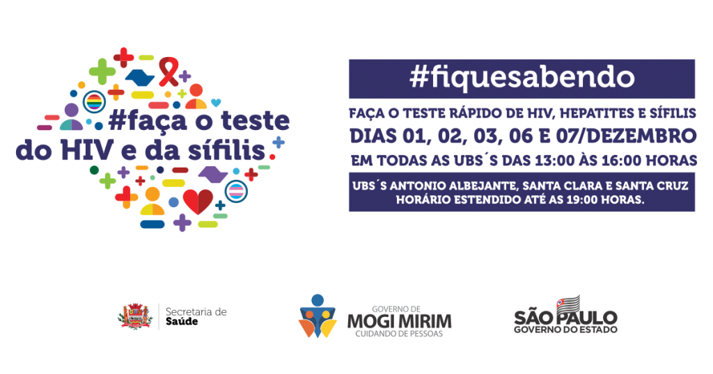 Campanha "Fique Sabendo" oferece testes rápidos contra HIV, Sífilis e ...