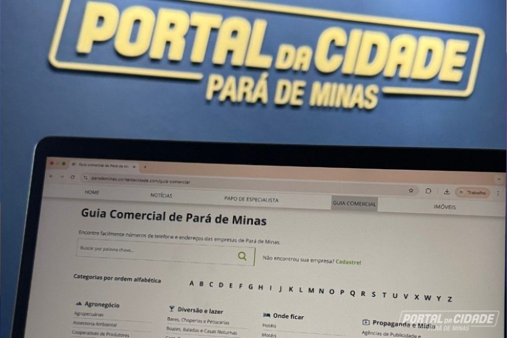 Guia Comercial facilita acesso a empresas e serviços em Pará de Minas