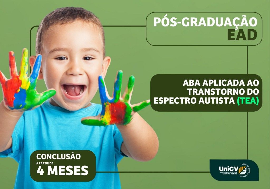 UniCV lança pós-graduação em ABA aplicada ao Transtorno do Espectro Autista