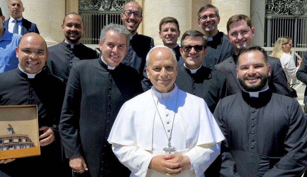 Padres da região se encontram com Papa Leão XIV no Vaticano