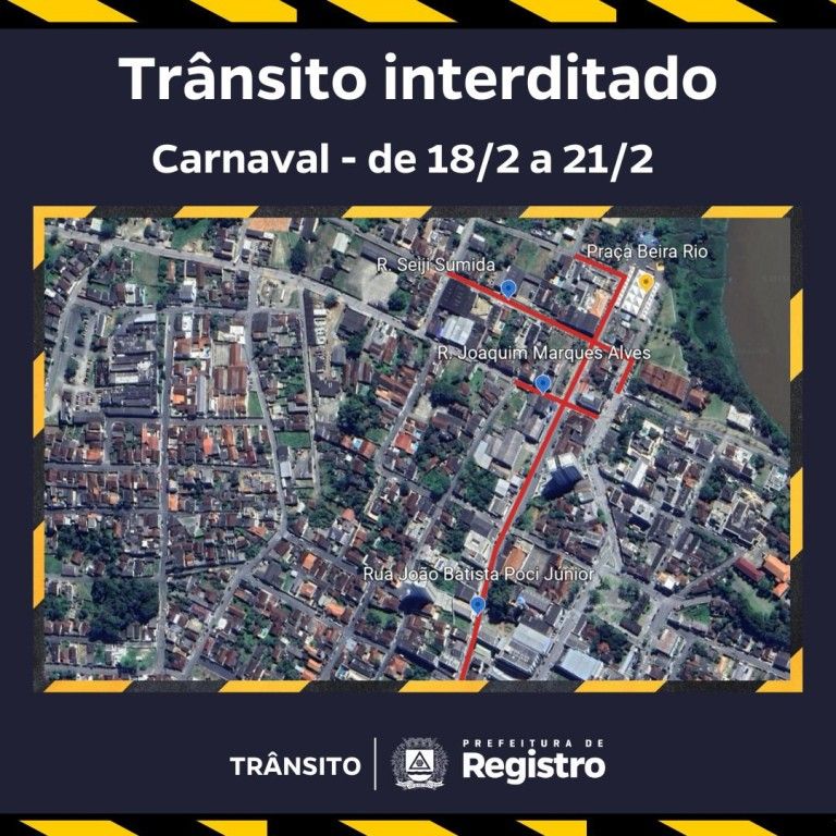 Via Oeste será interditada para Carnaval de rua - Prefeitura de