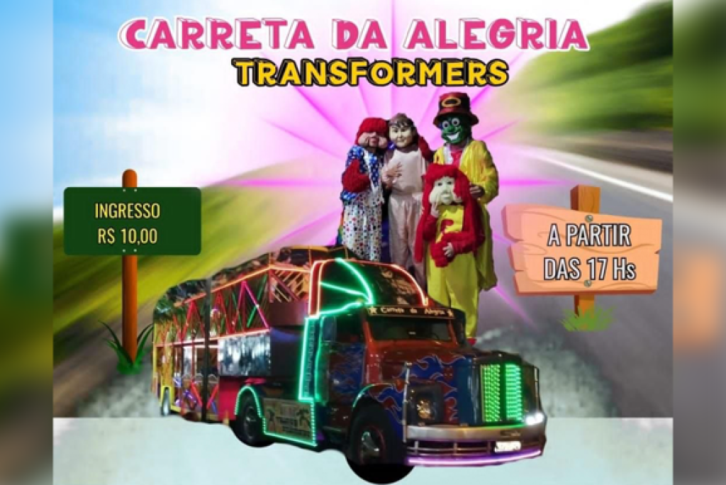 CARRETA DA ALEGRIA TRANSFORMERS EM CABREÚVA-SP 