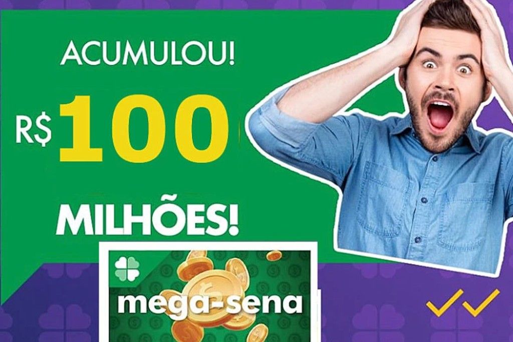 Mega-Sena acumula novamente e pode pagar R$ 100 milhões no próximo sorteio