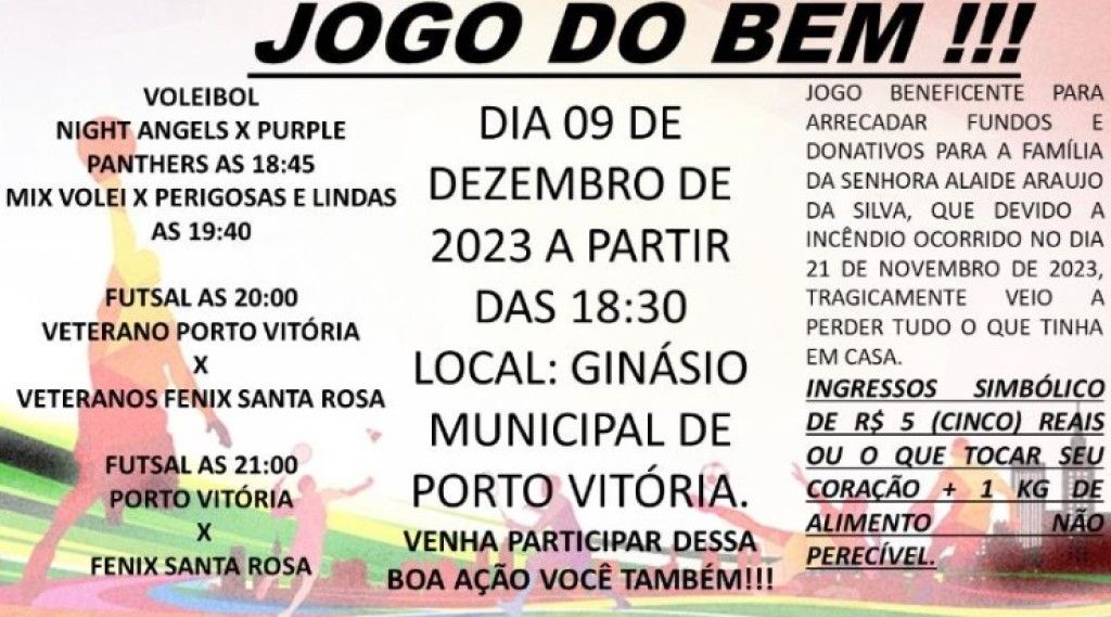 REGISTROS DO 5° JOGO BENEFICENTE - NOVEMBRO AZUL